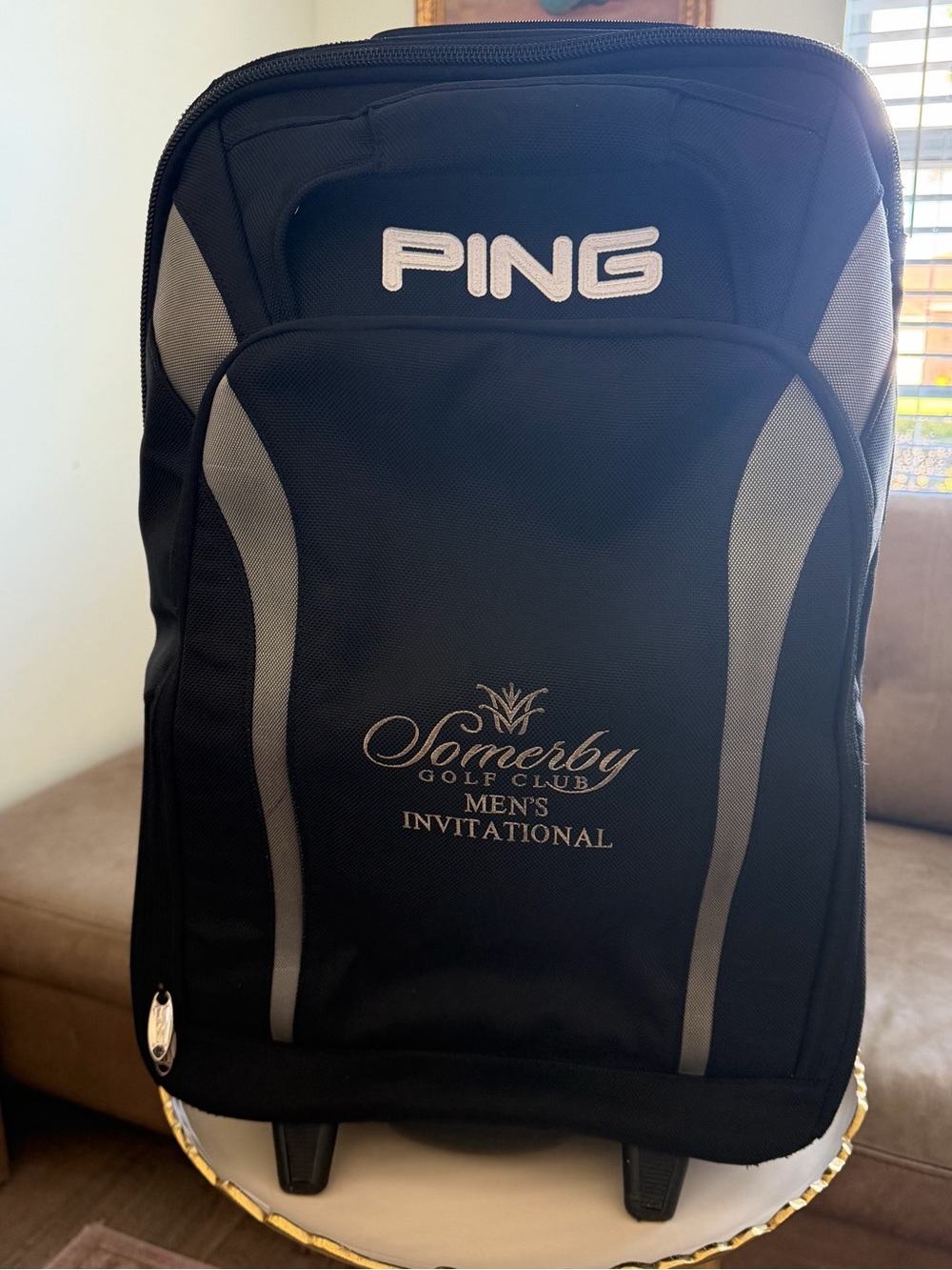 PING Somerby Golf Club Rolling Carry On Luggage Bag